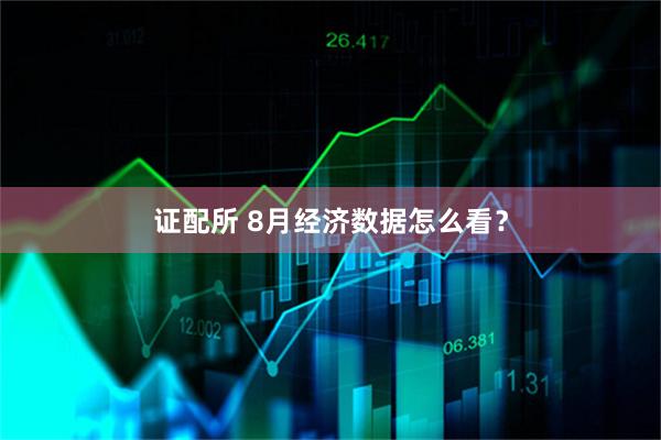 证配所 8月经济数据怎么看？